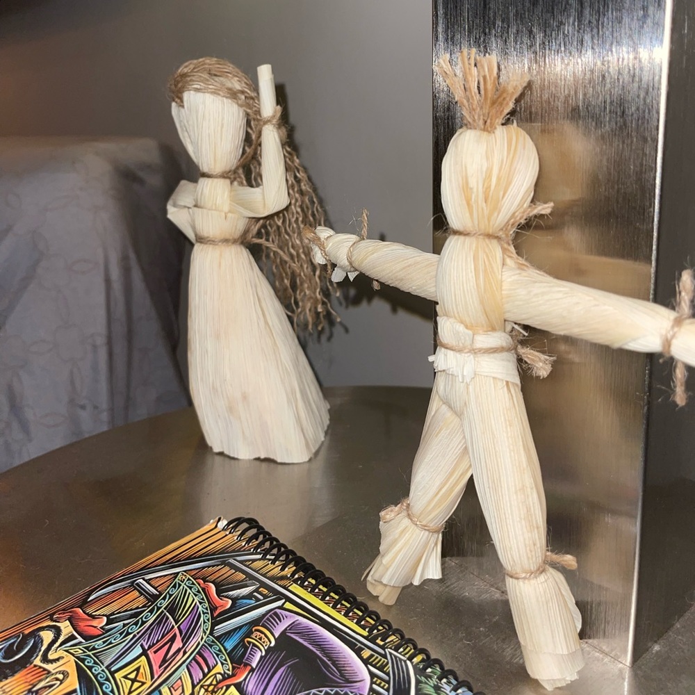 Corn Husk Poppet Doll / Corn Husk Protection Doll